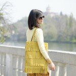 Shades of yellow: Baroque pants & Pastel jersey