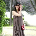 Waving: Etnic dress & Red twist